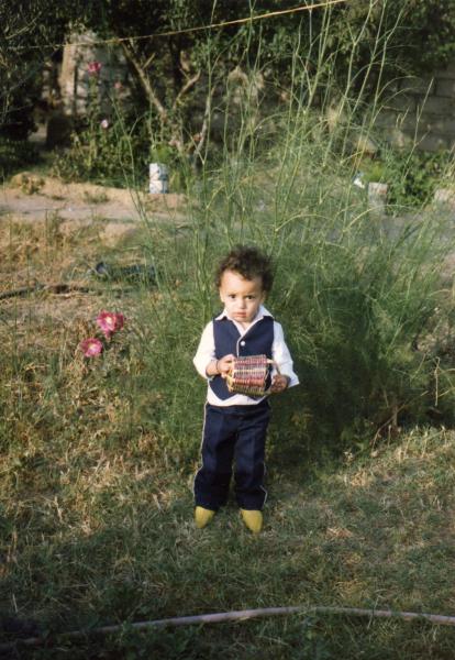 dans le jardin de ma grand mére le 18 juin 1986