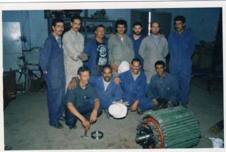usine thérmique de jerada( équipe de service électrique)